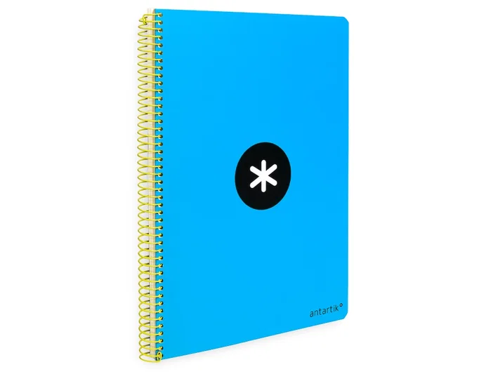 Antartik Cuaderno Espiral A4 Tapa Dura 80 Hojas 90gr Cuadro 4mm con Margen Azul Antartik Cuaderno Espiral A4 Tapa Dura 80 Hojas 90gr Cuadro 4mm con Margen Azul