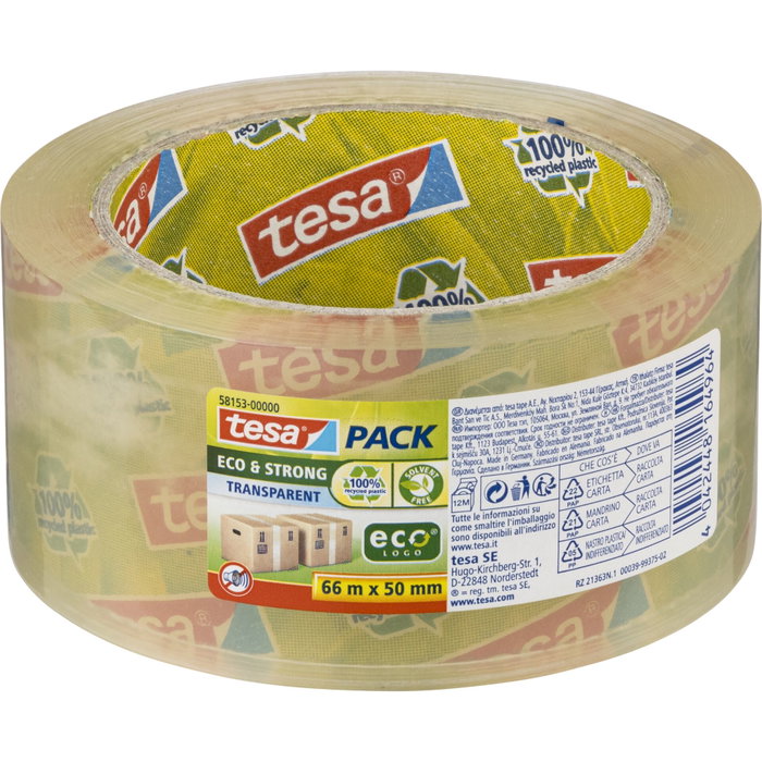 Tesa tesapack® Eco & Strong Packband 50 mm x 66 m transparente