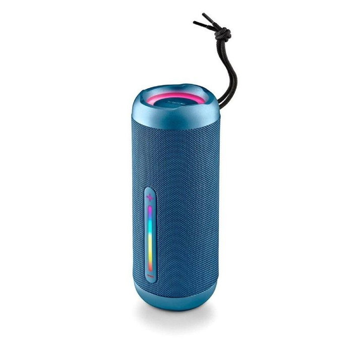 NGS Roller Furia 2 Altavoz Bluetooth 30W Azul con Luces RGB