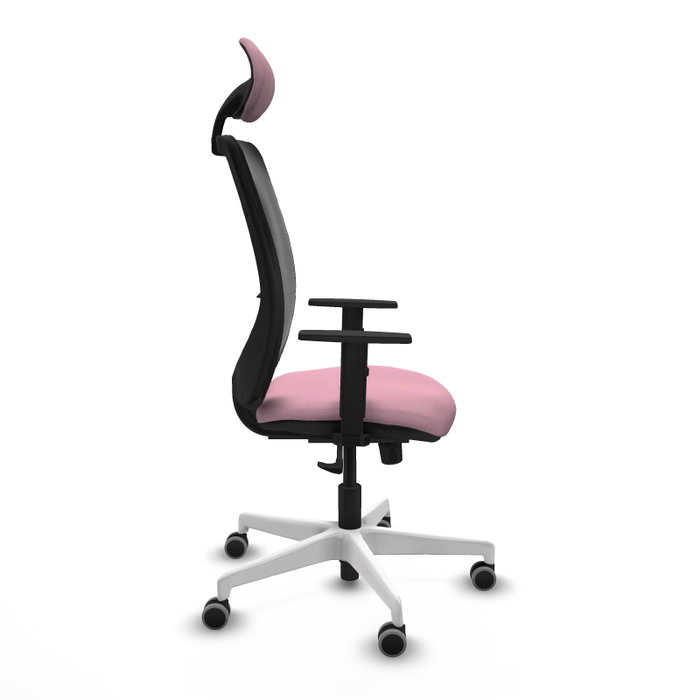 PIQUERAS Y CRESPO Silla de oficina Zulema Rosa con mecanismo Sincro PIQUERAS Y CRESPO Silla de oficina Zulema Rosa con mecanismo Sincro