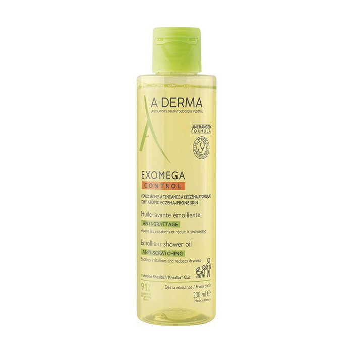 A-Derma Exomega Control Aceite de ducha Emoliente 200 ml