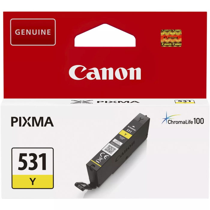 Canon CLI-531Y Cartucho de Tinta Amarillo Original