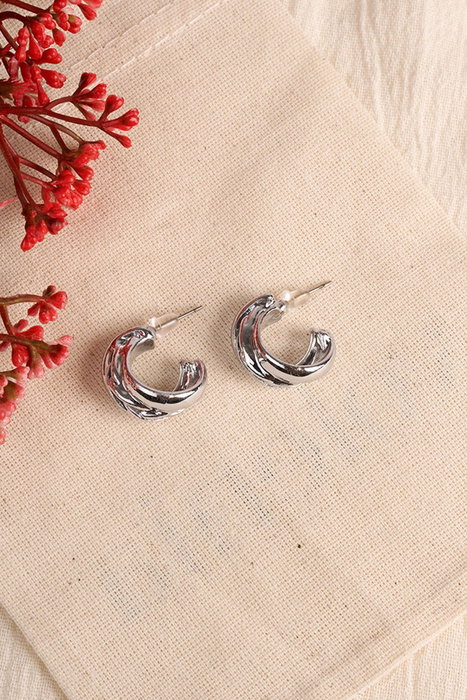 Heliophilia Silver ELKGC68363 Pendientes de Plata para Mujer, Elegantes y Duraderos, Color Plateado Heliophilia Silver ELKGC68363 Pendientes de Plata para Mujer, Elegantes y Duraderos, Color Plateado
