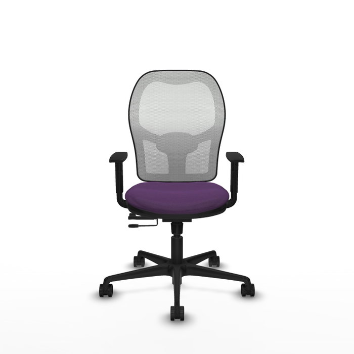 PIQUERAS Y CRESPO Silla de oficina Jorquera Morado/Blanco con mecanismo Sincro/Traslack PIQUERAS Y CRESPO Silla de oficina Jorquera Morado/Blanco con mecanismo Sincro/Traslack
