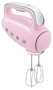 Smeg HMF01PKEU Batidora de mano 50´s Style Rosa