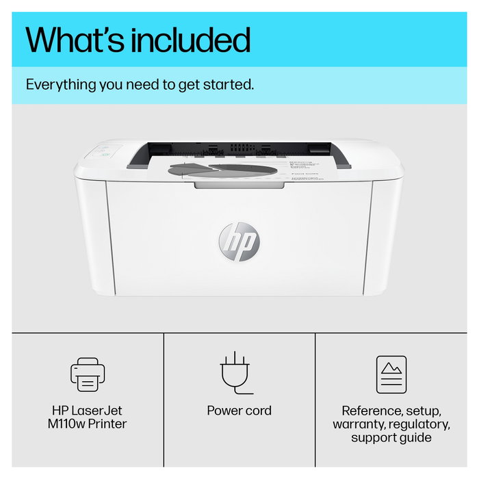 HP LaserJet M110w Impresora Láser Monocromo WiFi Blanca HP LaserJet M110w Impresora Láser Monocromo WiFi Blanca