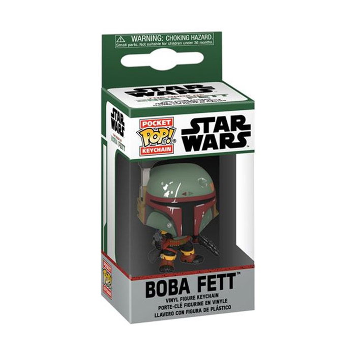 Funko POP! Star Wars: The Book of Boba Fett - Boba Fett Keychain Llavero - Figura de Vinilo - Original con Caja