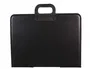 Q-connect Cartera Portadocumentos Negra con Asa y Cremallera DIN A3 (420x297 mm) - 465 x 360 x 40 mm