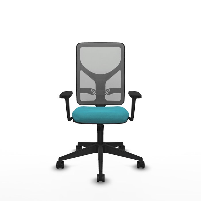 PIQUERAS Y CRESPO Silla de oficina Motilla con mecanismo Sincro, Turquesa y Gris PIQUERAS Y CRESPO Silla de oficina Motilla con mecanismo Sincro, Turquesa y Gris