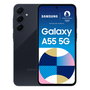 Samsung Galaxy A55 5G Smartphone 128 GB 8 GB RAM Awesome Navy, Pantalla Super AMOLED 6.6" 120 Hz, Cámara Triple 50 MP, Batería 5000 mAh, Resistente IP67, Versión Europa