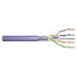 Digitus Cat6 F/UTP Cable de Instalación de Red, Par Trenzado, 305m, Violeta, LSZH