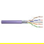 Digitus Cat6 F/UTP Cable de Instalación de Red, Par Trenzado, 305m, Violeta, LSZH