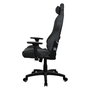 Arozzi Silla Gaming Torretta 2023, Asiento y Respaldo Acolchado en Tela Gris Oscuro, Ajustable 0-165 grados, Soporta 120 kg, para 155-185 cm de Altura
