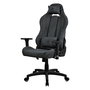 Arozzi Silla Gaming Torretta 2023, Asiento y Respaldo Acolchado en Tela Gris Oscuro, Ajustable 0-165 grados, Soporta 120 kg, para 155-185 cm de Altura