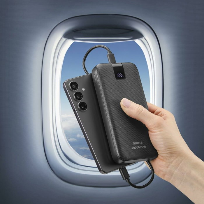 Batería para Portátil Hama 00201719 Antracita 20000 mAh Batería para Portátil Hama 00201719 Antracita 20000 mAh