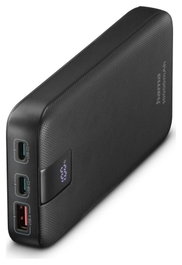 Hama Powerbank PD 20 20000 mAh 2x USB-C PD 1x USB-A Carga Rápida Antracita