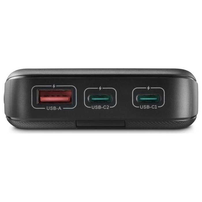 Hama Powerbank PD 20 20000 mAh 2x USB-C PD 1x USB-A Carga Rápida Antracita Hama Powerbank PD 20 20000 mAh 2x USB-C PD 1x USB-A Carga Rápida Antracita