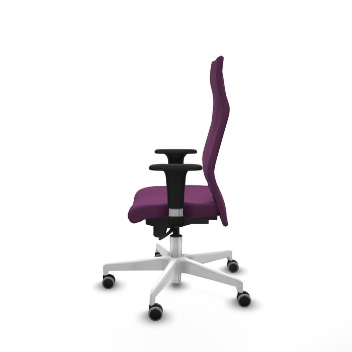 PIQUERAS Y CRESPO Sillón Albacete con Mecanismo Sincro y Similpiel Morado