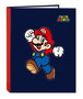 Carpeta de anillas Super Mario World Azul marino A4 26.5 x 33 x 4 cm