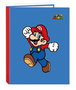 Carpeta de anillas Super Mario World Azul marino A4 26.5 x 33 x 4 cm