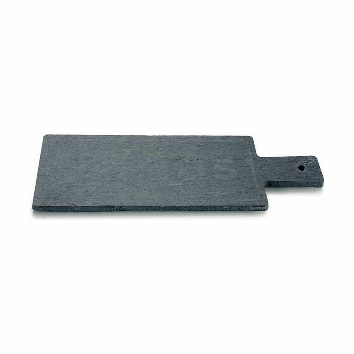 Bandeja de Aperitivos Kinvara Negro Madera 9 x 1 x 23 cm 23 x 1 x 9 cm Con asa (48 Unidades)