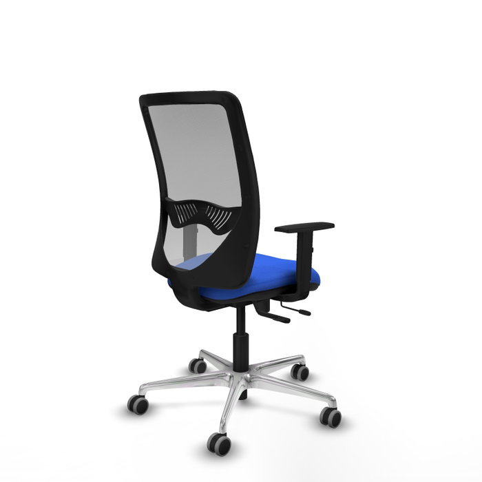 PIQUERAS Y CRESPO Silla de oficina Zulema con mecanismo Sincro/Traslack, Azul y Gris PIQUERAS Y CRESPO Silla de oficina Zulema con mecanismo Sincro/Traslack, Azul y Gris