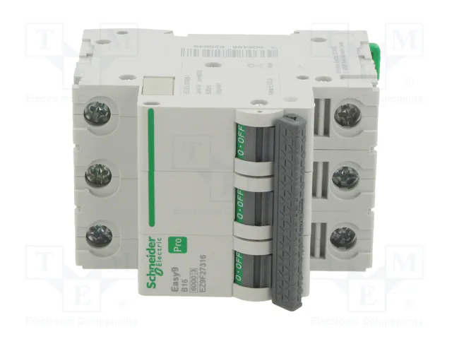 SCHNEIDER ELECTRIC Easy9 Pro MCB 16A 3P 6kA SCHNEIDER ELECTRIC Easy9 Pro MCB 16A 3P 6kA