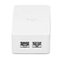 Logitech 952-000074 Adaptador e Inyector PoE, 30W, 100-240V, Compatible Cable Cat5e, Color Blanco