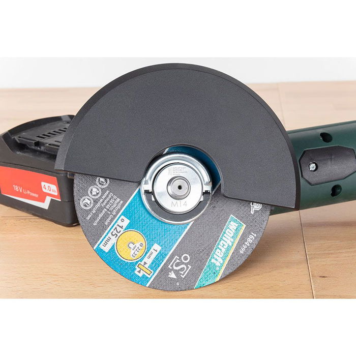 Wolfcraft Tuerca de Fijación Rápida para Amoladora Angular M14 Ø 45 mm