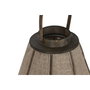 DKD Home Decor Portavelas de Yute y Bambú Natural 41,5x41,5x72 cm
