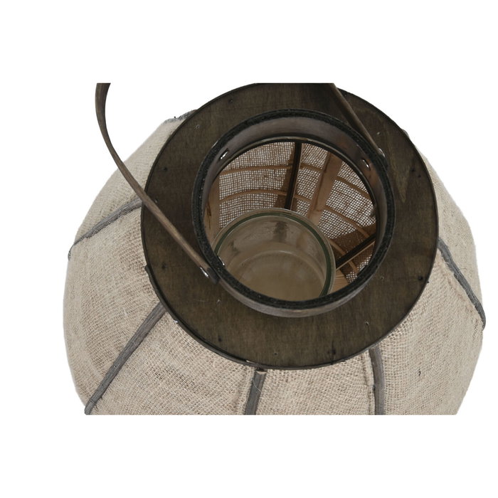 DKD Home Decor Portavelas de Yute y Bambú Natural 41,5x41,5x72 cm DKD Home Decor Portavelas de Yute y Bambú Natural 41,5x41,5x72 cm