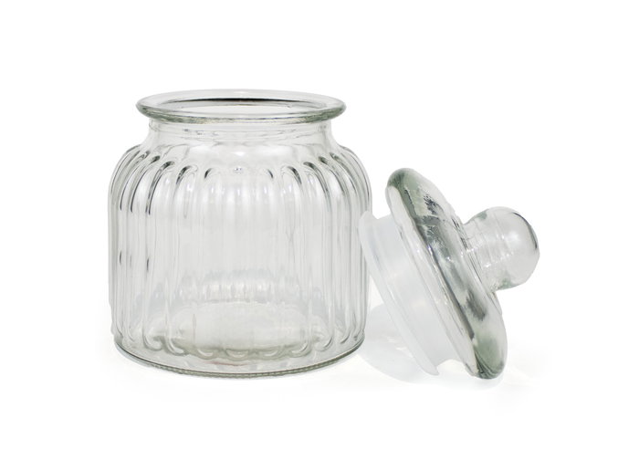 La Mediterranea Tarro Vidrio Cuisine 1500 ml 14 x 14 x 20 cm (8 Unidades)