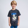 Camiseta de Manga Corta Infantil The Mandalorian Negro 12 Años