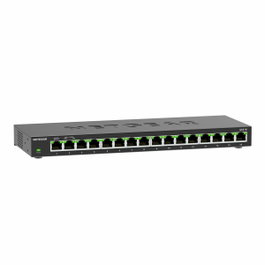 NETGEAR GS316v3 Switch no administrado de 16 puertos Gigabit Ethernet Negro