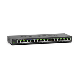 NETGEAR GS316v3 Switch Gigabit No Gestionado 16 Puertos (10/100/1000) para Escritorio o Montaje en Pared