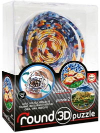 EDUCA BORRAS Puzzle 3D Round con dos imágenes de Elizabeth Sutton