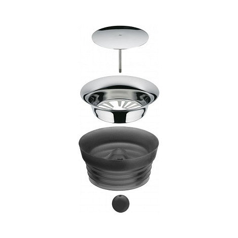 WMF Basic Jarra de Agua de Vidrio 1 Litro, Oro, Negro y Transparente WMF Basic Jarra de Agua de Vidrio 1 Litro, Oro, Negro y Transparente
