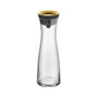 WMF Basic Jarra de Agua de Vidrio 1 Litro, Oro, Negro y Transparente