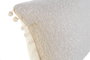 DKD Home Decor Cojín Algodón Flecos Surtido Rosa y Beige