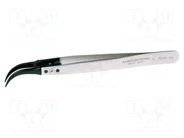LINDSTRÖM Pinza acodada de 130 mm con filos estrechos