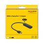 DeLOCK Adaptador HDMI-A Macho a DisplayPort Hembra 4K 60Hz