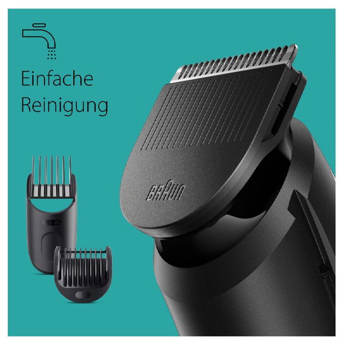 Braun - Recortador Eléctrico Barbero con Accesorios