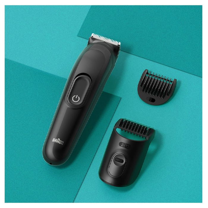 Braun - Recortador Eléctrico Barbero con Accesorios