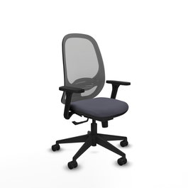 PIQUERAS Y CRESPO Silla de oficina Cilanco con mecanismo Sincro y Brazos 3D