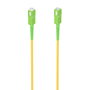 Aisens Latiguillo de Fibra Óptica G657A2 9/125 SMF Simplex SC/APC-SC/APC Amarillo 7m