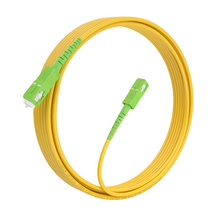 Aisens Latiguillo de Fibra Óptica G657A2 9/125 SMF Simplex SC/APC-SC/APC Amarillo 7m Aisens Latiguillo de Fibra Óptica G657A2 9/125 SMF Simplex SC/APC-SC/APC Amarillo 7m