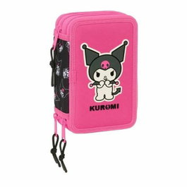 Safta Estuche Escolar Triple Kuromi con 37 Piezas
