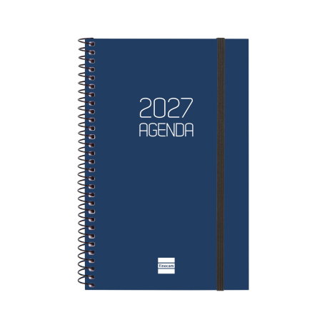 FINOCAM Agenda Anual 2027 Espiral Basic Opaque Azul