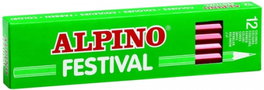 ALPINO Lápices de colores Verde claro, 12 unidades