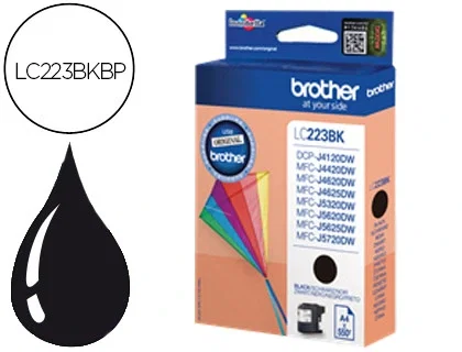 Brother Cartucho de Tinta LC-223BKBP Negro Brother Cartucho de Tinta LC-223BKBP Negro